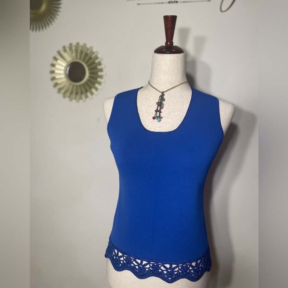 J.A.C. Blue Top - Size medium